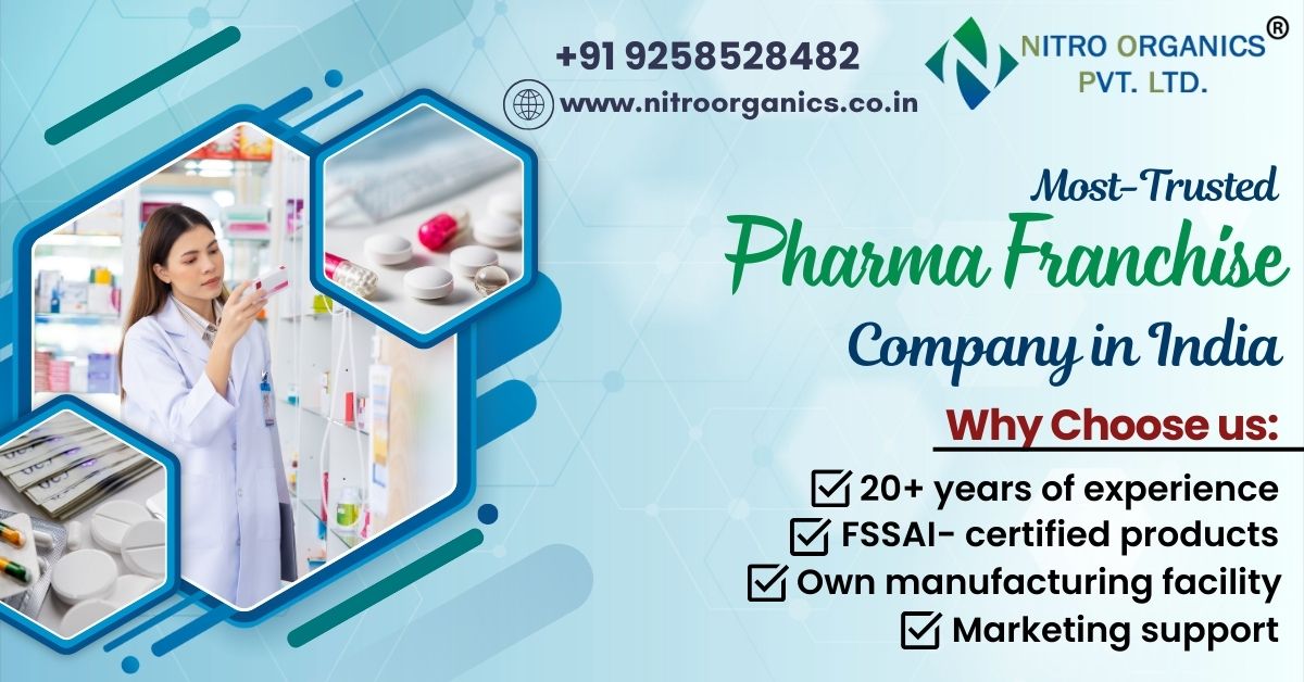 Choose Nitro Organics, the top pharma franchise company, to stay strong in this broad, increasing, and competitive market. | Nitro Organics